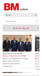 Mobile Screenshot of bm-online.de
