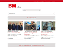 Tablet Screenshot of bm-online.de